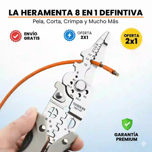 ¡2x1! - ALICATE PELACABLES MULTIPROPÓSITO: CORTES PRECISOS Y SEGUROS.