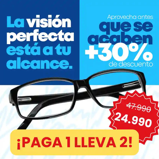 ¡LLEVA 2 PAGA 1! - Lentes Bifocales Para Ver De Lejos Y Cerca 100 A +400